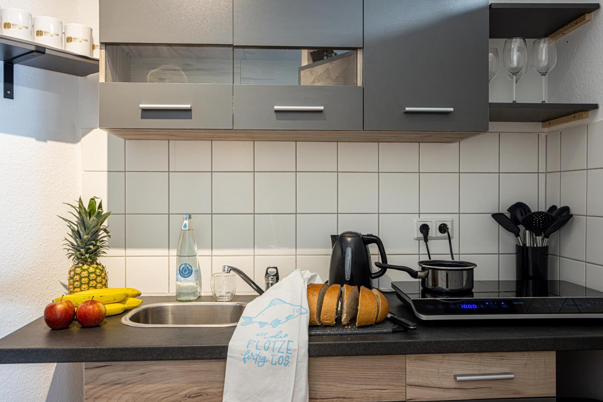 Luxus City Apartment Sauna Balkon Kueche Zentral Rostock Exteriör bild